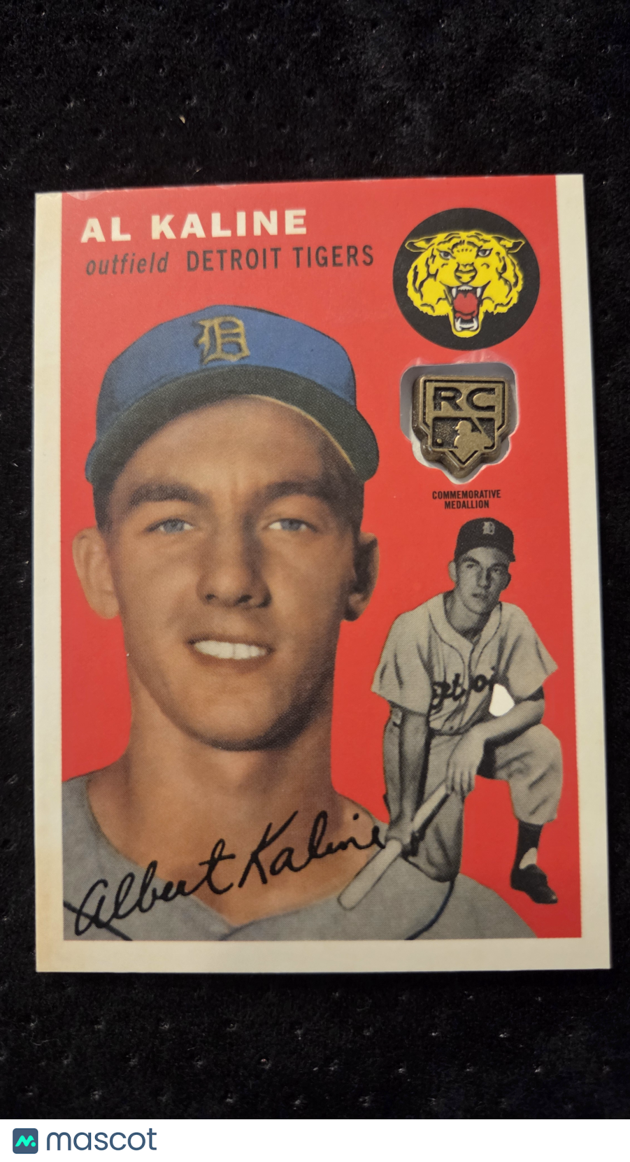 2020 Topps - Rookie Card Retrospective Logo Medallions Al Kaline #RCR-AK Black