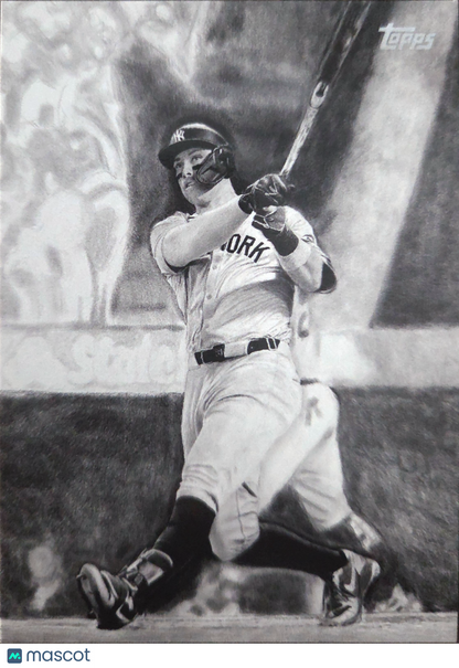 2025 Topps Keegan Hall Art Collection Aaron Judge #KHAC-2