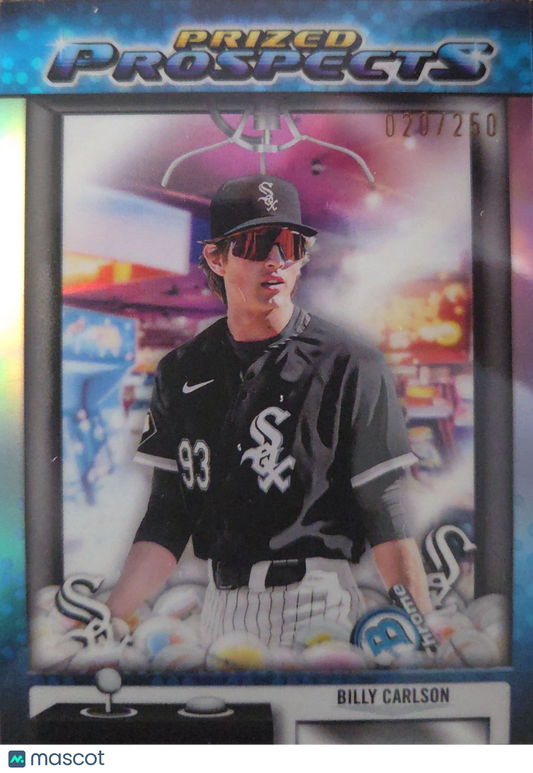 2025 Bowman Chrome Prized Prospects Billy Carlson #PP-6 Refractor /250