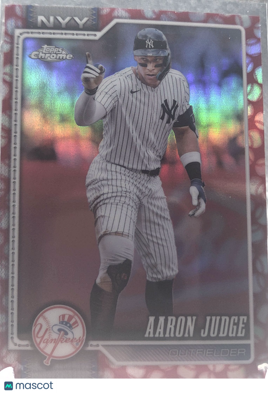 2026 Topps Chrome Aaron Judge #100 Logofractor