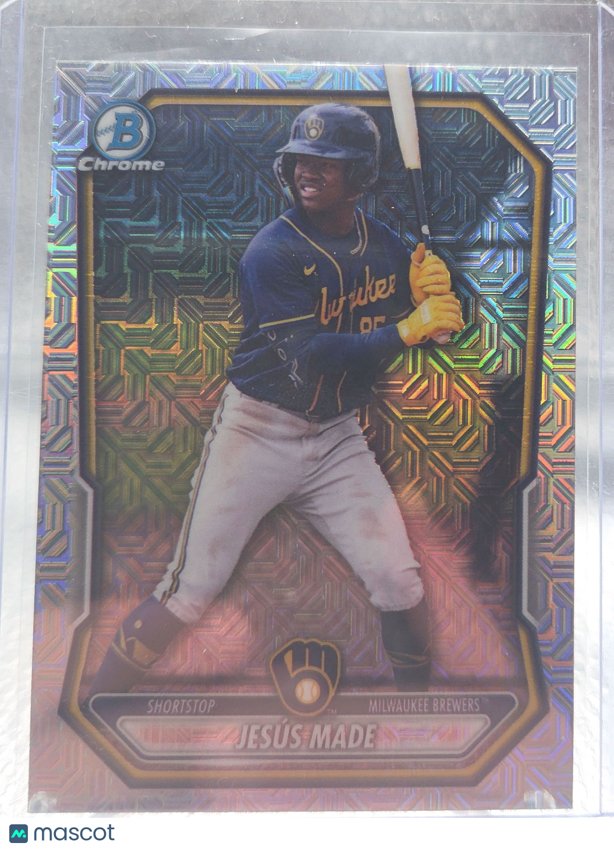 2026 Bowman Chrome Jesús Made #BCP-96 Mojo Refractor