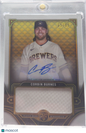 2022 Topps Triple Threads Corbin Burnes #ASJR-CB /99 Autograph Single Jumbo Reli