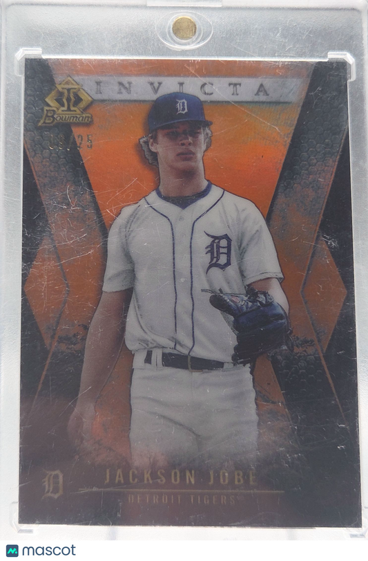 2021 Bowman Invicta Jackson Jobe #BI-3 Orange