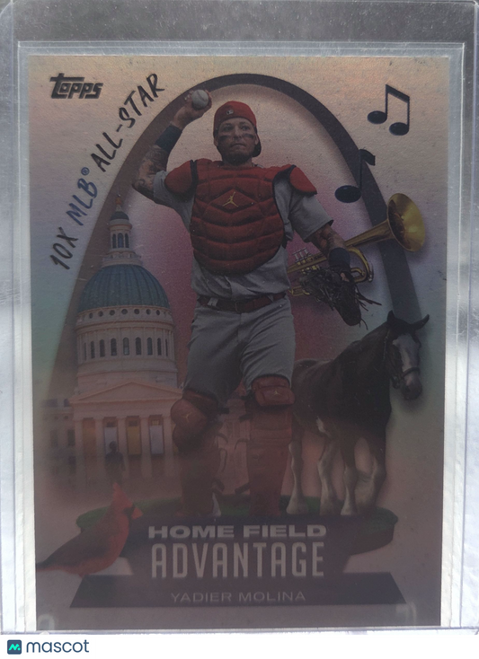 2022 Topps Home Field Advantage Yadier Molina #HA-16