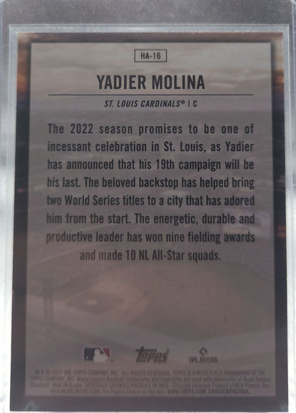 2022 Topps Home Field Advantage Yadier Molina #HA-16