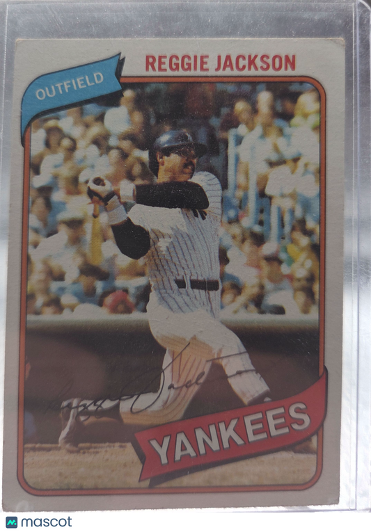 1980 Topps Reggie Jackson #600