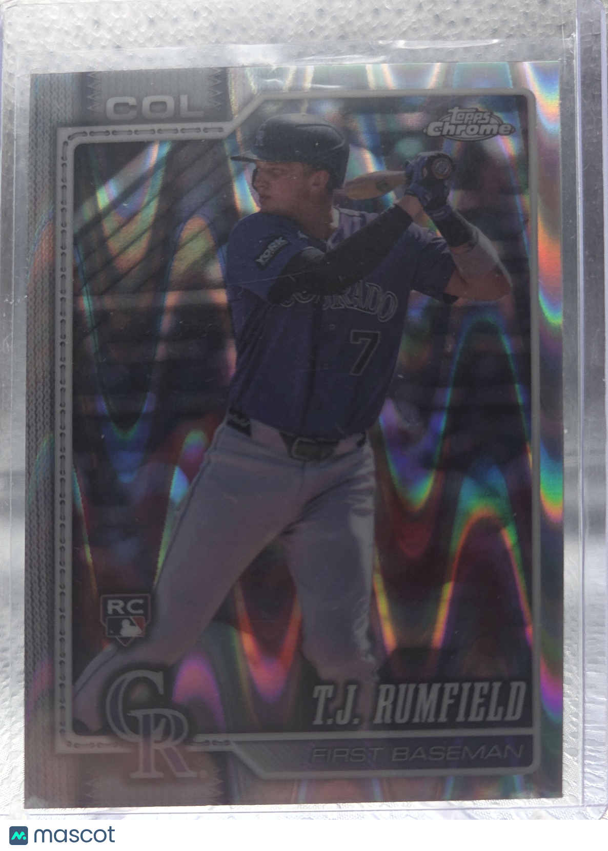 2026 Topps Chrome T.J. Rumfield #181 RayWave RC