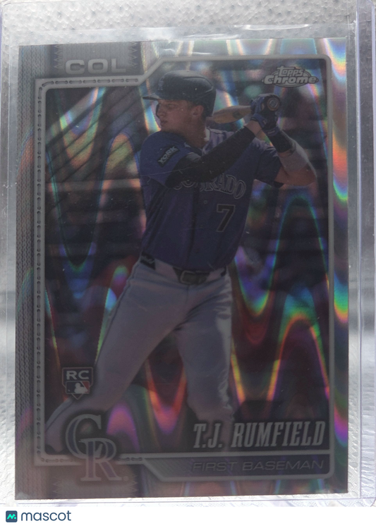 2026 Topps Chrome T.J. Rumfield #181 RayWave RC